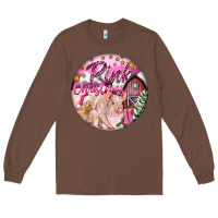 Chestnut pink christmas pig Long Sleeve Tee - FaDigitalArtStudio