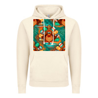 Vintage Artic thanksgiving  turkey seamless pattern Vintage Hoodie - BundleAndBundleShop