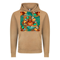 Vintage Camel thanksgiving  turkey seamless pattern Vintage Hoodie - BundleAndBundleShop