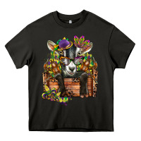 Asphalt mardi gras goat Heavy Core Tee - CowGirlArtShop
