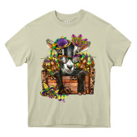 Mossy mardi gras goat Heavy Core Tee - CowGirlArtShop