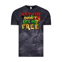 Cloud Black July 4th didn't set me free Vintage Tee - FaDigitalArtStudio
