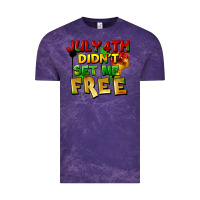 Cloud Purple July 4th didn't set me free Vintage Tee - FaDigitalArtStudio