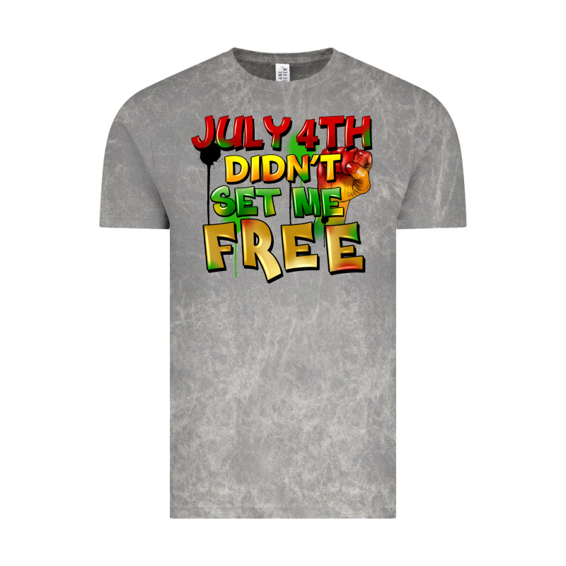 July 4th Didn't Set Me Free Vintage Tee by FaDigitalArtStudio | Teevron