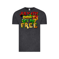 Vintage Black July 4th didn't set me free Vintage Tee - FaDigitalArtStudio