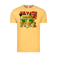 Vintage Mustard July 4th didn't set me free Vintage Tee - FaDigitalArtStudio