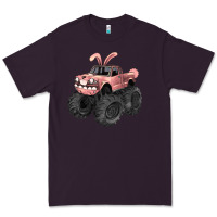Plum Easter monster truck Easter Day Premium Tee - HowdyJamesFarm