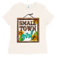 Bone small town girl olivia Ladies Tee - OliviaCreatesArt