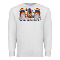Oatmeal Heather pride gnome Premium Sweatshirt - JahusDesignShop