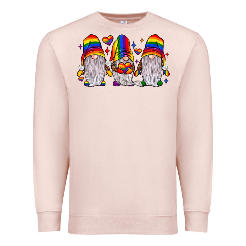 Pride Gnome Premium Sweatshirt by JahusDesignShop | Teevron