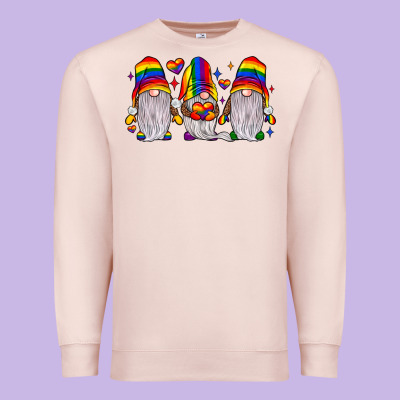 Pride Gnome Premium Sweatshirt Designed By Jahusdesignshop