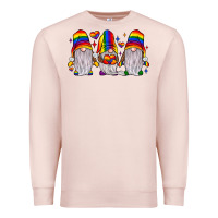 Pale Pink pride gnome Premium Sweatshirt - JahusDesignShop