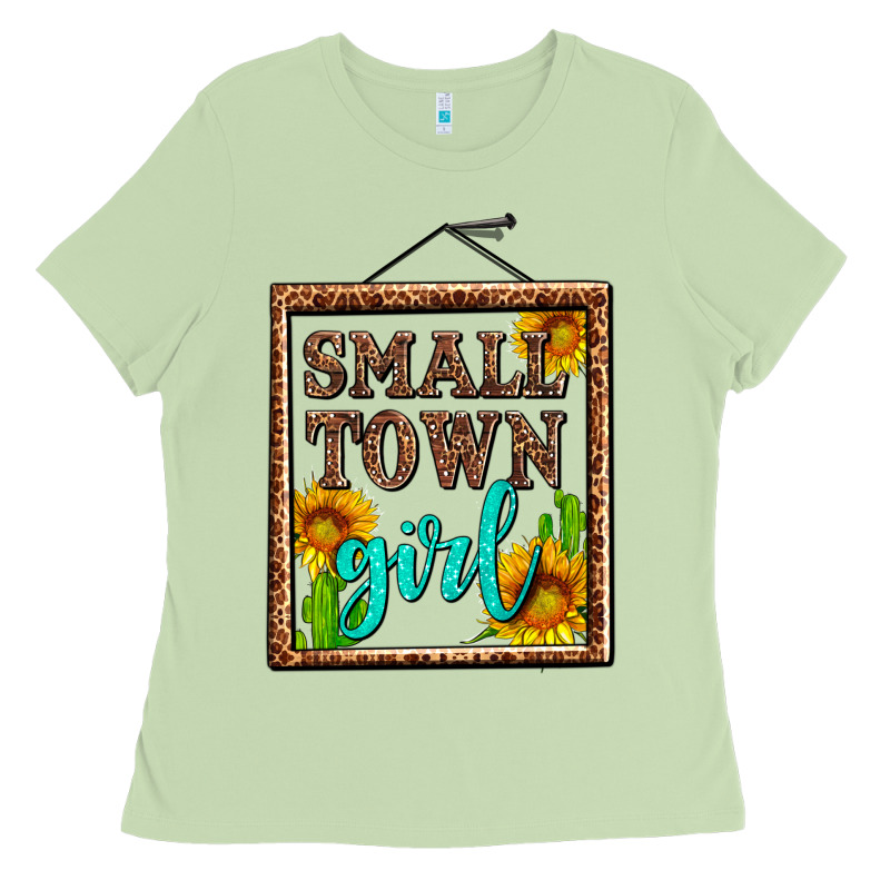 Small Town Girl Olivia Ladies Tee by OliviaCreatesArt | Teevron