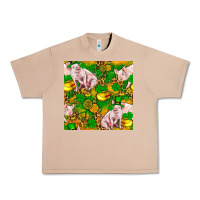 Burro St. Patrick's Day Pig And Candy Pot Of Gold Urban Heavy Tee - FaDigitalArtStudio