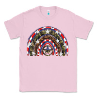 Bubblegum Pink usa camouflage rainbow Classic Tee - Artiststas