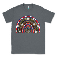 Charcoal Heather usa camouflage rainbow Classic Tee - Artiststas