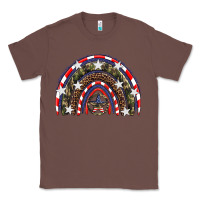 Chestnut usa camouflage rainbow Classic Tee - Artiststas