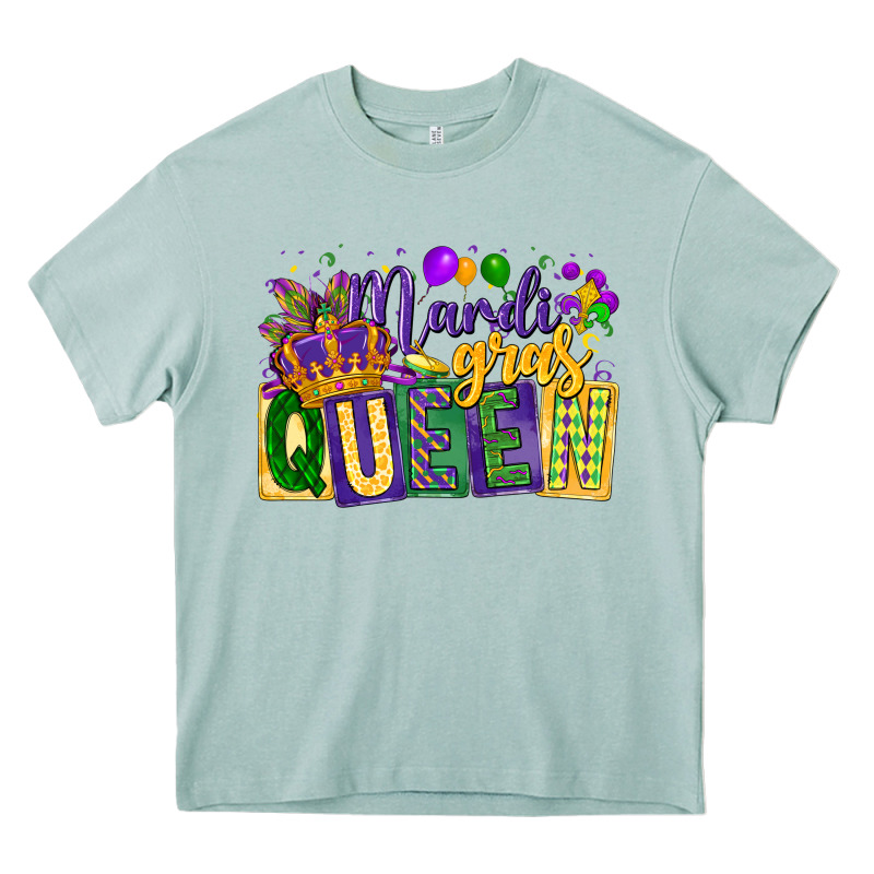 Mardi Gras Queen Heavy Core Tee by CowGirlArtShop | Teevron