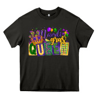 Asphalt mardi gras queen Heavy Core Tee - CowGirlArtShop