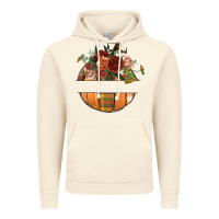 Vintage Artic customize floral pumpkin Vintage Hoodie - BundleAndBundleShop