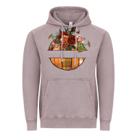 Vintage Zinc customize floral pumpkin Vintage Hoodie - BundleAndBundleShop