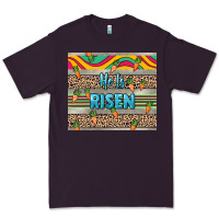 Plum He is risen tumbler Easter Day Premium Tee - HowdyJamesFarm