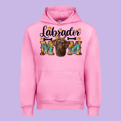 Western Labrador Mom Urban Hoodie Designed By Ranaportraitstore