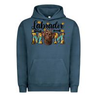 Pigment Midnight Navy western labrador mom Urban Hoodie - RanaPortraitStore