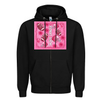 Black tackle cancer Zipper Hoodie - AdoDesignShop