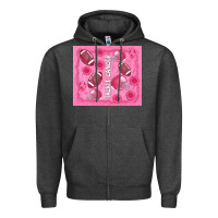 Charcoal Heather tackle cancer Zipper Hoodie - AdoDesignShop