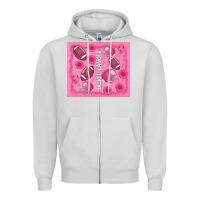 Dove Grey tackle cancer Zipper Hoodie - AdoDesignShop