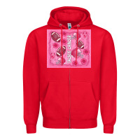Red tackle cancer Zipper Hoodie - AdoDesignShop