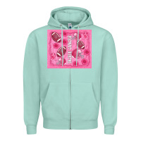 Seafoam tackle cancer Zipper Hoodie - AdoDesignShop