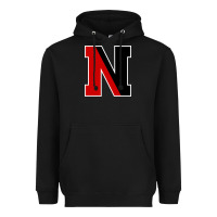 Black Northeastern Gifts, Huskies Long Sleeve Heavyweight Hoodie - DesigneFamous