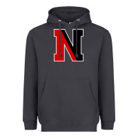 Smoke Northeastern Gifts, Huskies Long Sleeve Heavyweight Hoodie - DesigneFamous