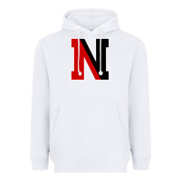 White Northeastern Gifts, Huskies Long Sleeve Heavyweight Hoodie - DesigneFamous