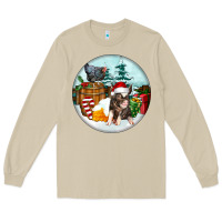 Mushroom Christmas Pig With Chicken Long Sleeve Tee - FaDigitalArtStudio