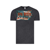 Vintage Black God Bless America Vintage Tee - FaDigitalArtStudio