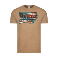 Vintage Coffee God Bless America Vintage Tee - FaDigitalArtStudio