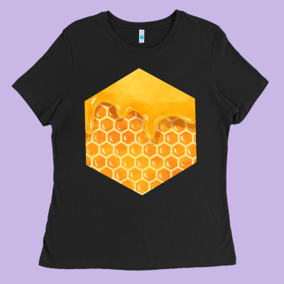 Honeycomb Fa Element Ladies Tee Designed By Fadigitalartstudio