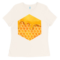 Bone honeycomb fa element Ladies Tee - FaDigitalArtStudio