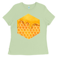Matcha honeycomb fa element Ladies Tee - FaDigitalArtStudio