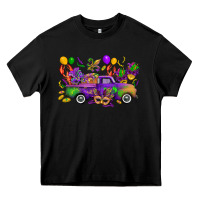 Black mardi gras truck Heavy Core Tee - CowGirlArtShop