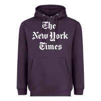 Plum new york times Heavyweight Hoodie - DesigneFamous