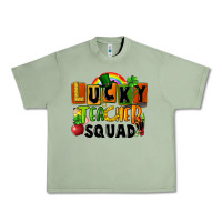 Oil Green lucky teacher squad Urban Heavy Tee - FaDigitalArtStudio