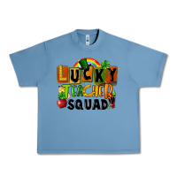 Pebble Blue lucky teacher squad Urban Heavy Tee - FaDigitalArtStudio