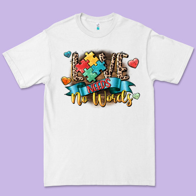 Love Needs No Words Premium Tee Designed By Cowgirlartshop