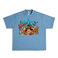 Pebble Blue thanksgiving spice mom pilgrim cow Urban Heavy Tee - Jasminsmagicworld