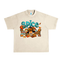 Thanksgiving Spice Mom Pilgrim Cow Urban Heavy Tee | Teevron
