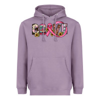 Lavender brave cancer awareness ribbon Heavyweight Hoodie - JahusDesignShop
